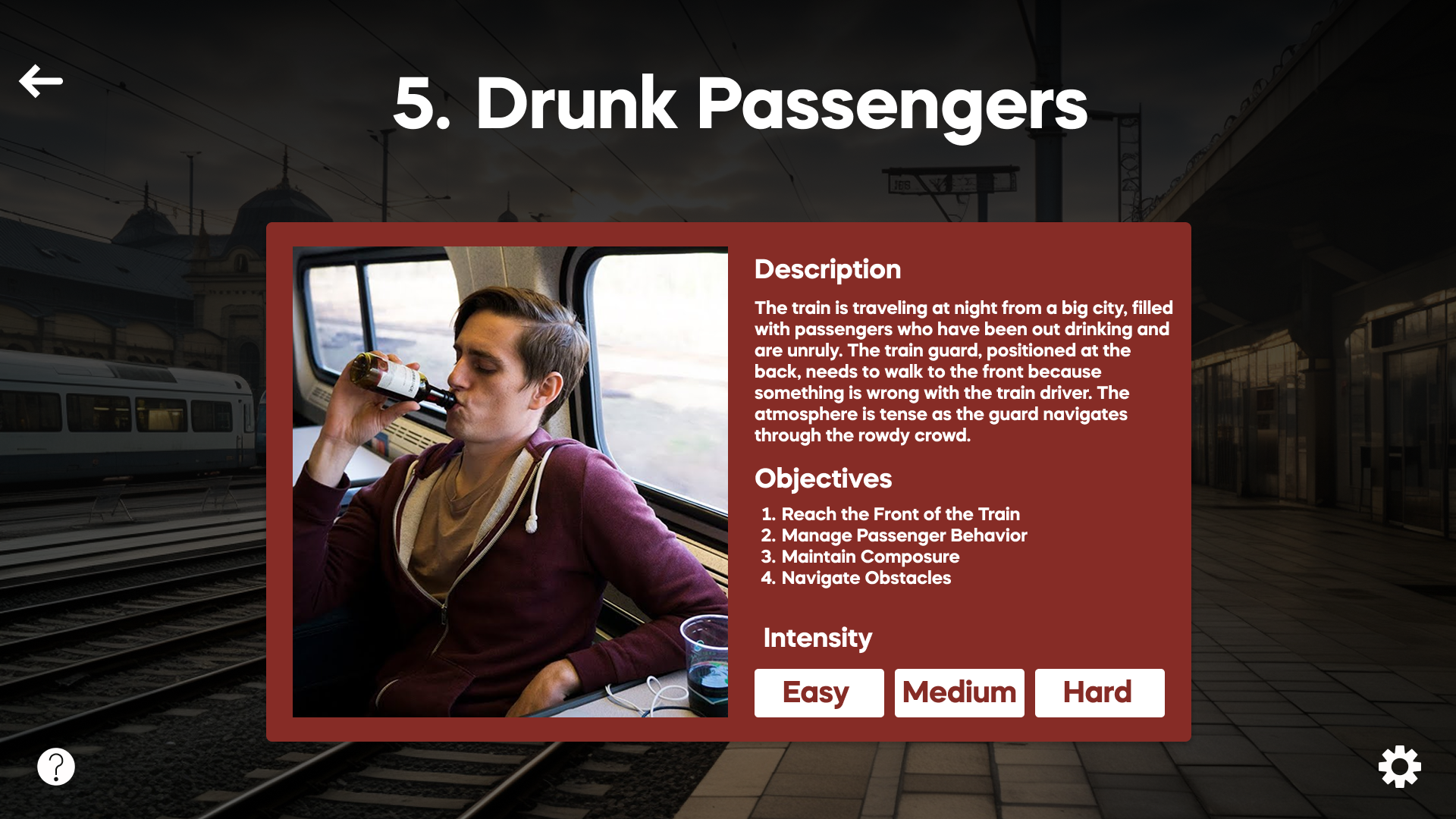 Level 5: Night Shift - Low Light Intoxication Management